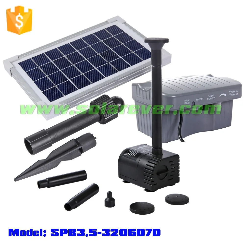 rohs solar powered fountain pump