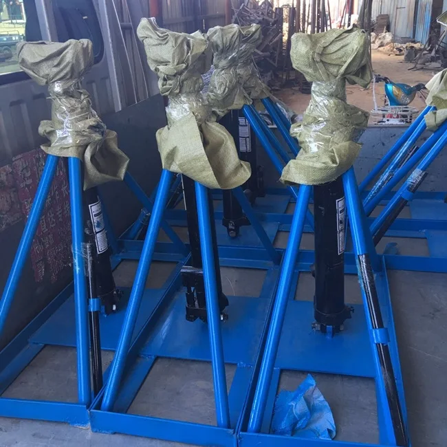 5- 10 Ton Heavy Load Jack Hydraulic Stringing Equipment Grounding Adjustable Jack Stands Cable Drum Stand