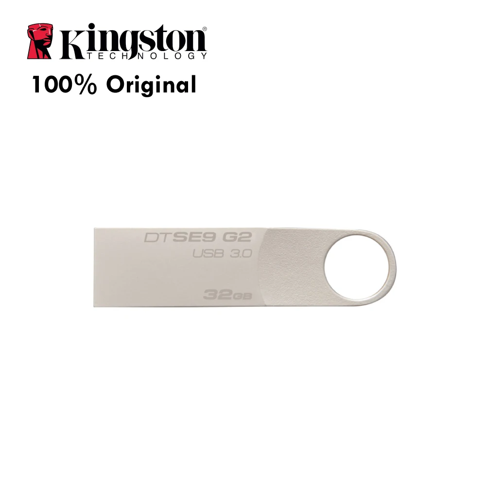 Silver 128GB Kingston DataTraveler SE9 G2 USB 3.0 Flash Drive 
