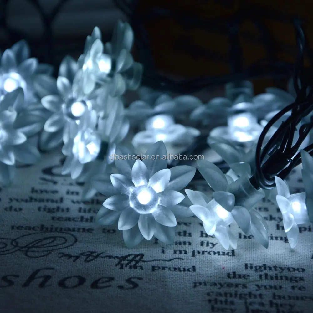 Good Qualitysolar Led Garland String Light Led Decorative Flower Lights