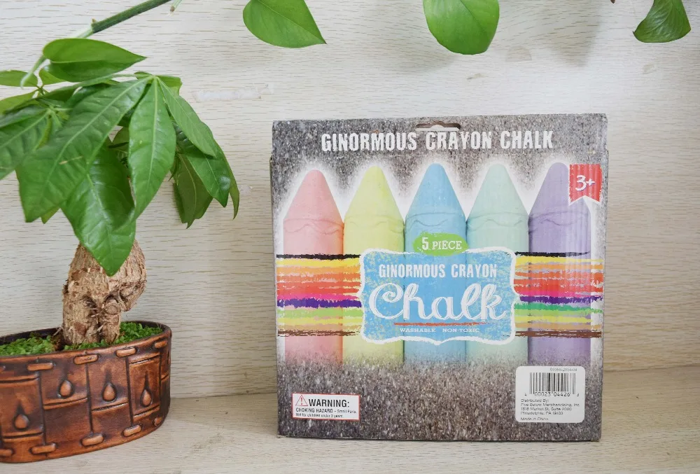 Hot Sales Customized Kids Super Big Jumbo Sidewalk Crayon Chalk