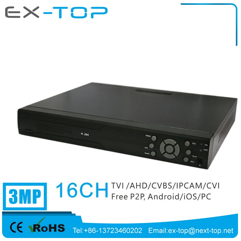 Easy Setup P2p Hybrid 3mp Ahd 2 0 Cvbs Ipcam Cvi Video Input Cctv Network Dvr 16 Ch Buy Dvr 16 Ch 16ch Dvr 16ch Network Dvr Product On Alibaba Com