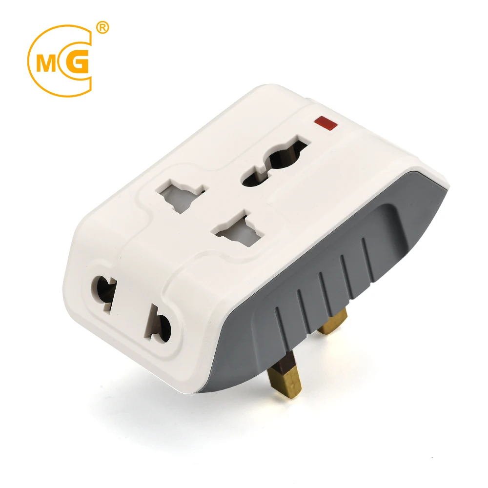 
 UK 13A 250v Мульти Универсальный дорожный 3 way адаптер переходник  