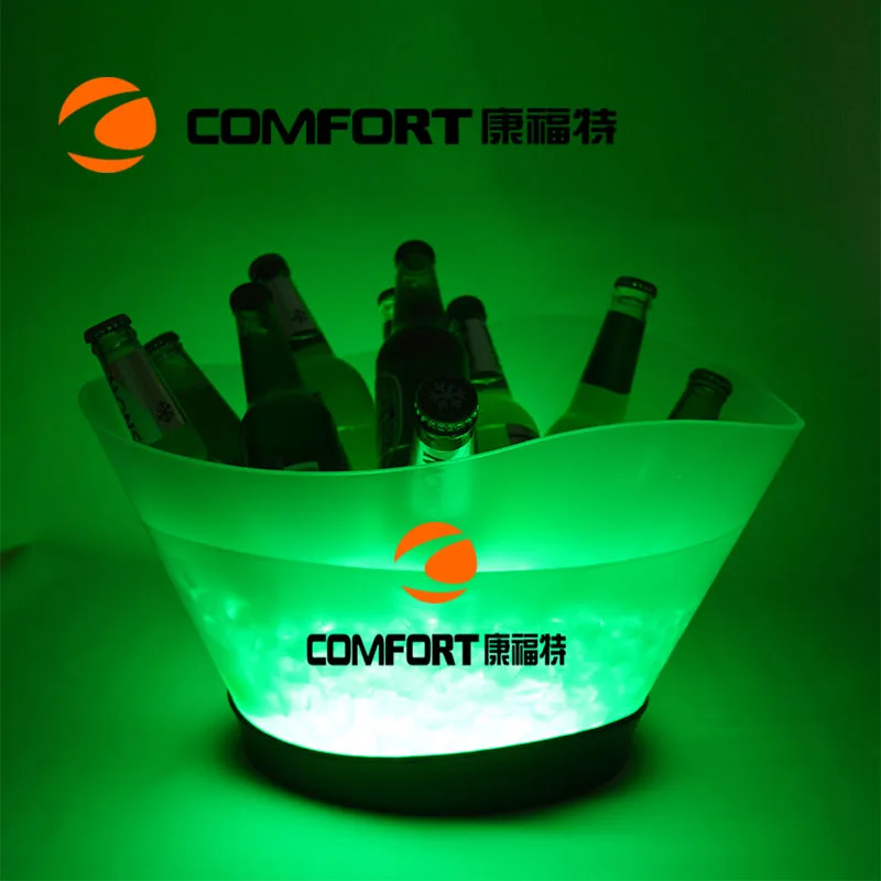 Rechargeable LED Bottle Ice Bucket