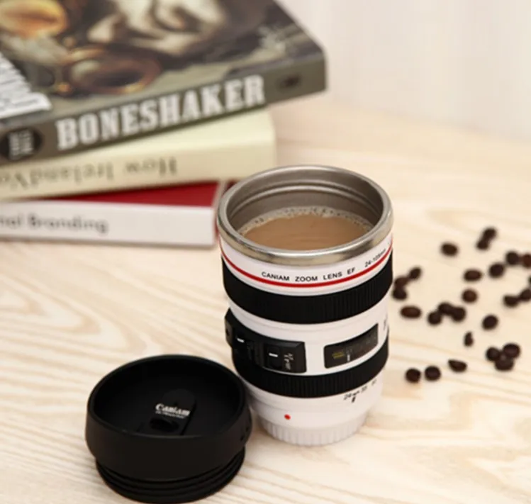 Camera Lens Mug Camera Lens Shape Stainless Steel Coffee Mug