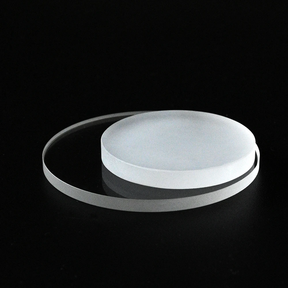 SUCCESS Clear Circular Glass Plate Transparent Fused Silica Plate Quartz Glass Substrate