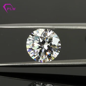 wholesale AAAAA Quality White Round Synthetic Cubic Zirconia Stone