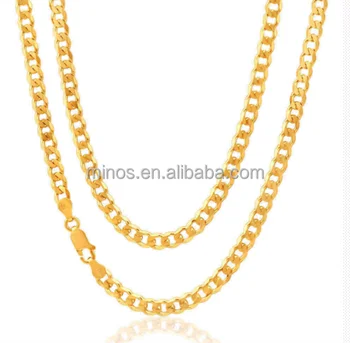 Curb Chain Gold China Wholesale Mens 9ct Yellow 20 Inch 18 Grams Charm Necklaces High Quality Standard High Polished 10 Years