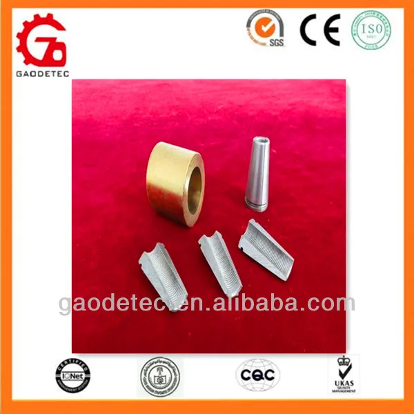 Одиночное отверстие клиновидный якорь для моста бетонная прядь анкерная головка и клинья