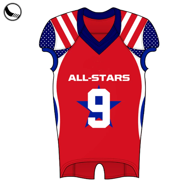 كمية كبيرة من قمصان كرة القدم النسائية باللونين الأحمر والأبيض للبيع بالجملة