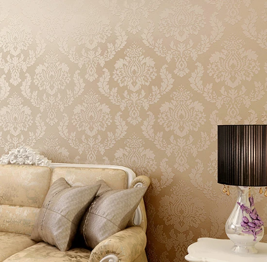 Luxury Damask Design Vinyl Wallpapers Room Wallpaper - Buy Room Wallpaper,Vinyl  Wallpapers,Damask Wallpaper Product on 