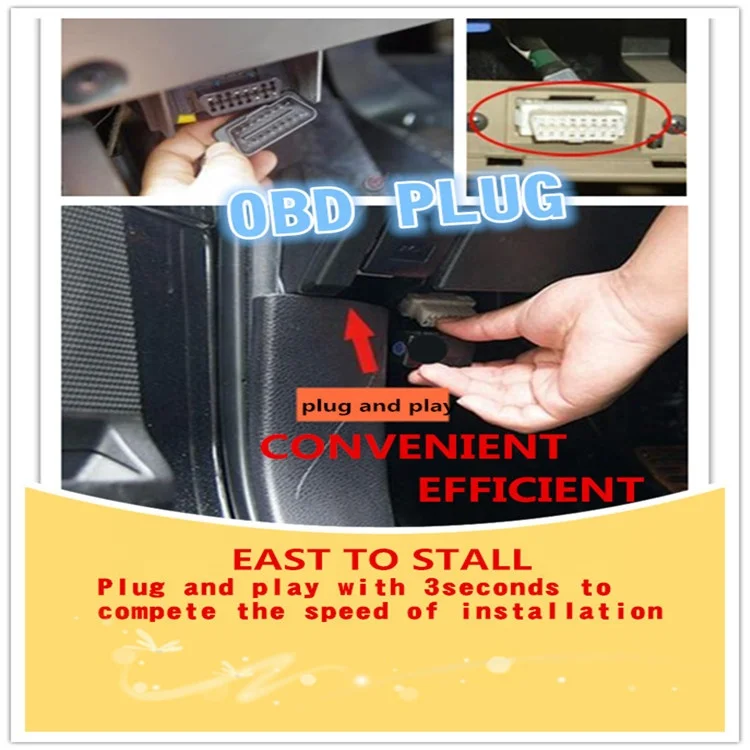 Electronic Door Lock Closing System Automatic Car OBD Speed Lock Fit for Fortuner Hilux