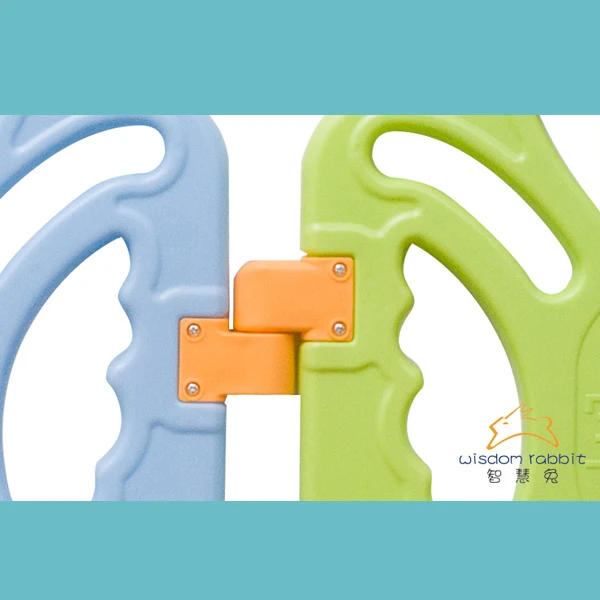 New Design of 8 Panels Colorful Folding Plastic Baby Playpen Baby Fence