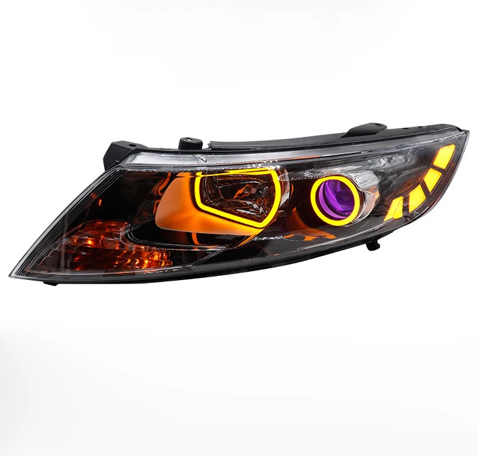 Guangzhou SANVI Bi Xenon Car Headlight Assembly for KIAK5 20102013 Xenon Projector Lens with