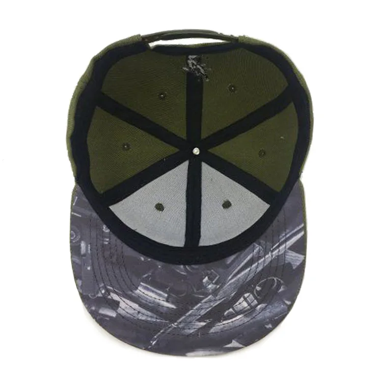 High Quality Custom Metal Plate Snapback Hat  Unisex Wholesale Customization