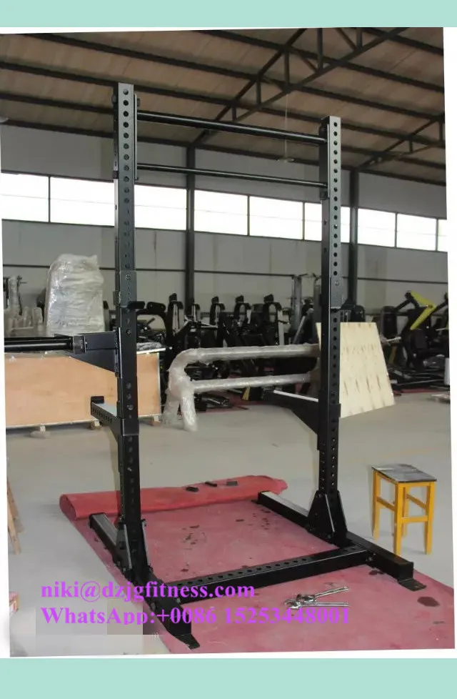 
Оборудование для фитнеса Jinggong, поперечная посадка, половинчатая стойка, силовая клетка для тренажерного зала 