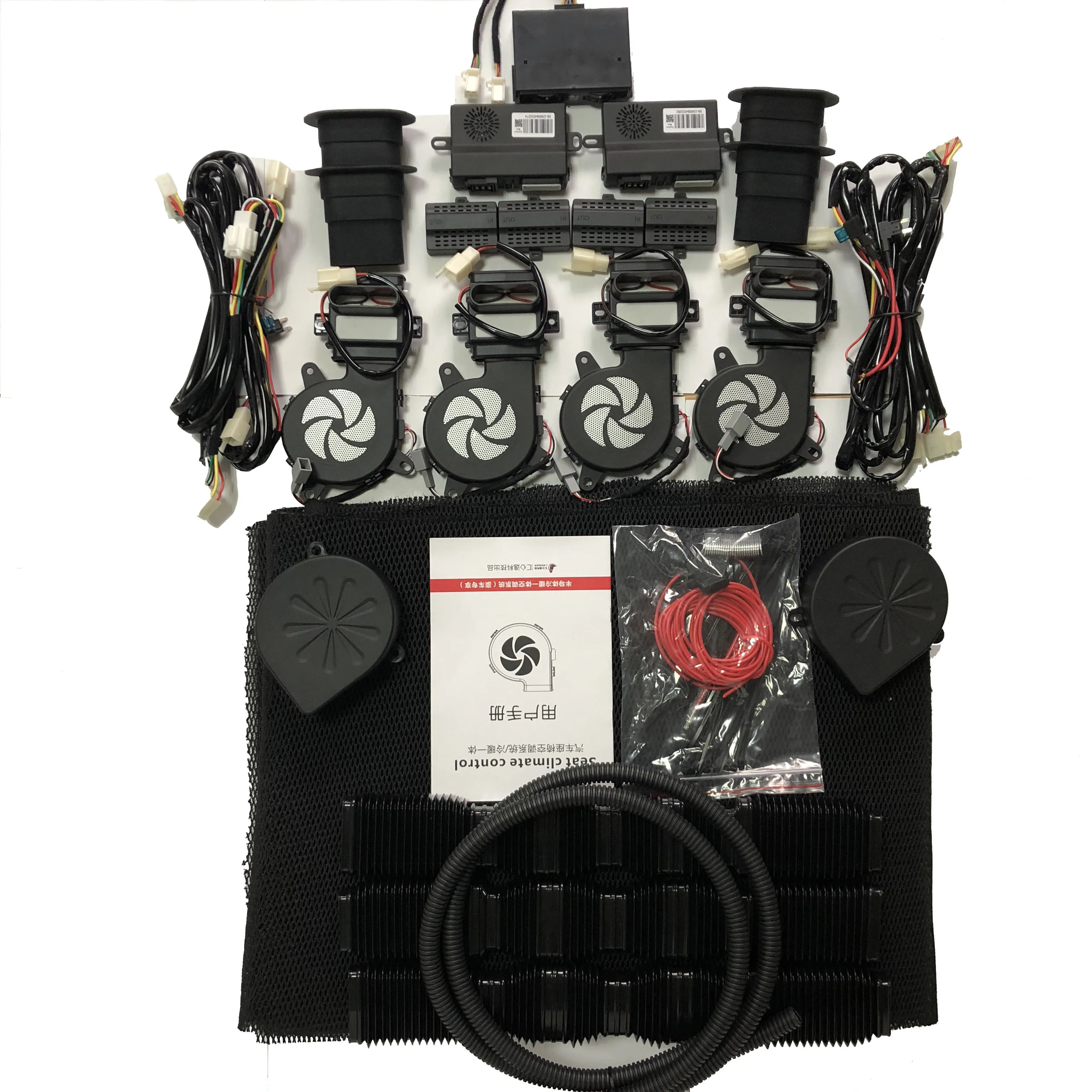 Leather Front Two Seats Cooling and Heating System for Toyota Land Cruiser LC200