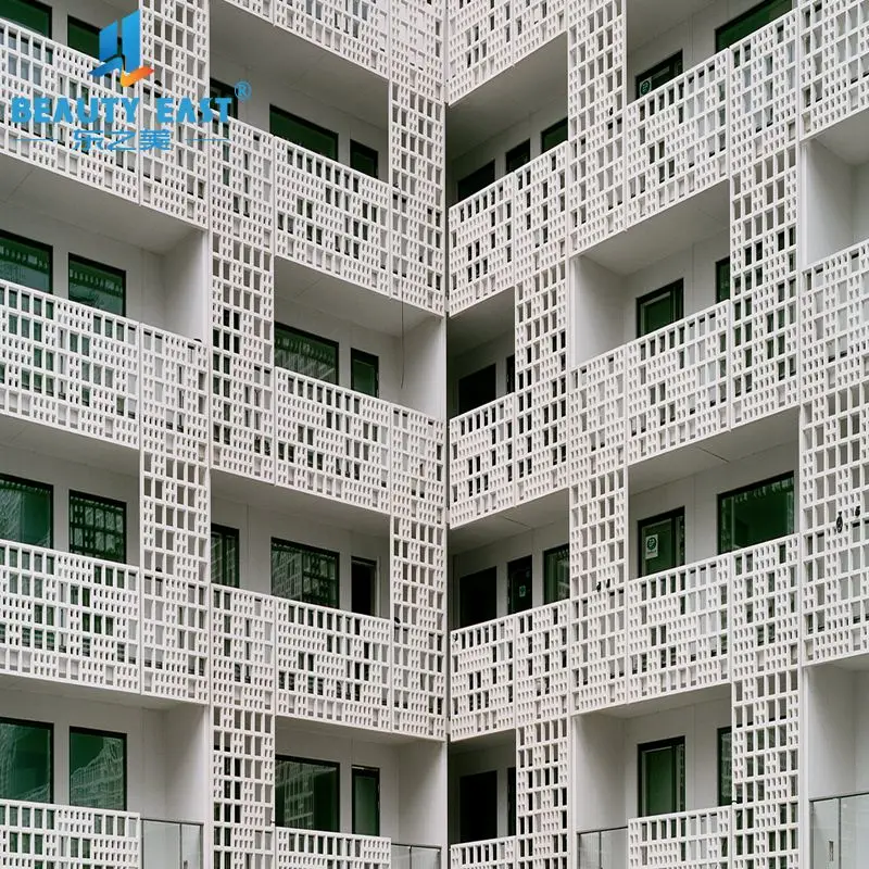 Facade Wall Cladding Materials Aluminum Solid Panel