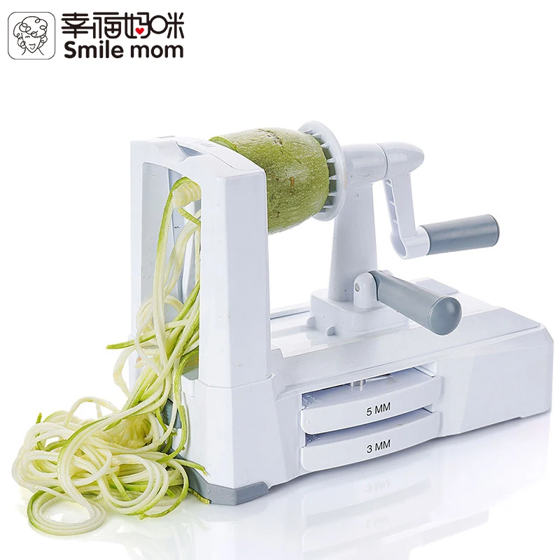  Smile Mom Vegetable Chopper Slicer- Spiralizer