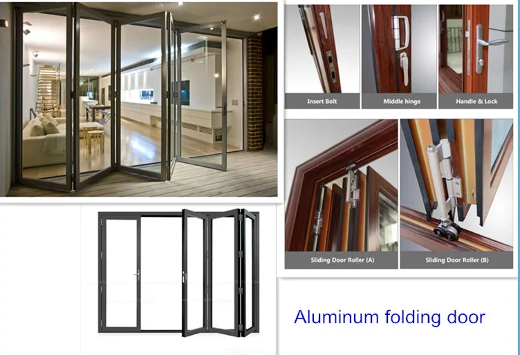 Zhtdoors Bi Folding Aluminum Exterior And Interior Sliding Folding ...