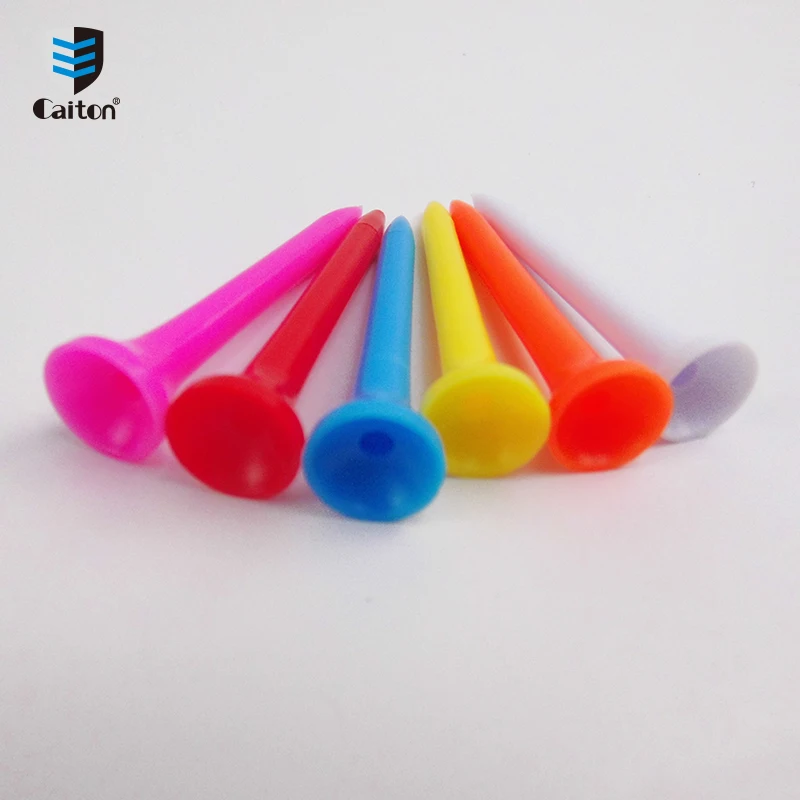 Golf Oem Bulk Pack Logo Custom Plastic Golf Tee New Zero Friction Tee