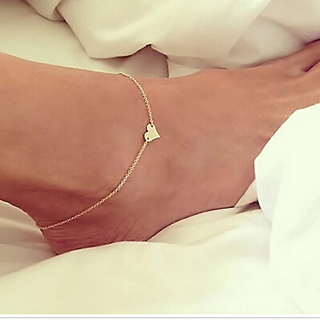 2019 2017 New Fashion Silver Origami Owl Gold Plated Anklet Bracelet The Heart Ankle Beach Barefoot Chain On Leg Foot Wedding Jewelry From 2019 2017 New Fashion Silver Origami Owl Gold Plated Anklet Bracelet The Heart Ankle Beach Barefoot Chain On Leg Foot Wedding Jewelry From