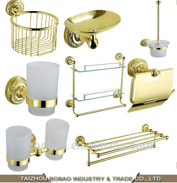 Интернет магазин товаров для ванны. Набор аксессуаров для ванной SANTRADE Yu 0001-4. Gold Boheme бумагодержатель. Ванный комплект Brass 105 сантиметров. Сантехника Boheme бронза лейки.