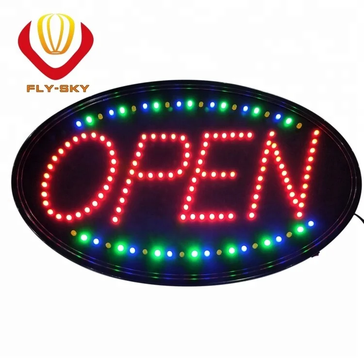 Details about   27x 14 inch Hanging LED Open Sign Full Color Display Scrolling 128×64/flat 