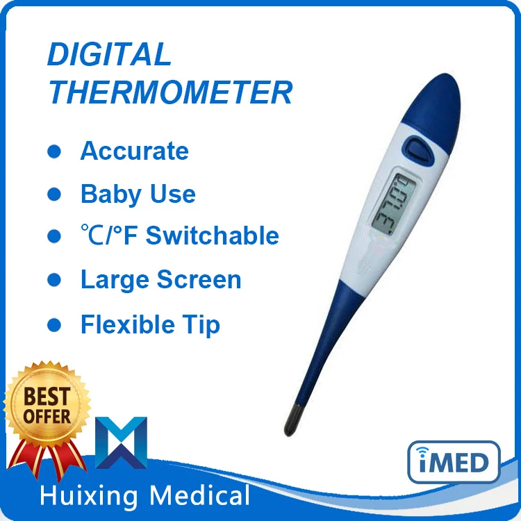 Jumbo LCD Predictive Digital Watreproof Thermometer - China Thermometer, Predictive  Thermometer