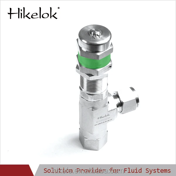 Parker Type Stainless 1/2 Inch BSP Relief ValveS 2500 psi Outlet Pressure Safety Valve