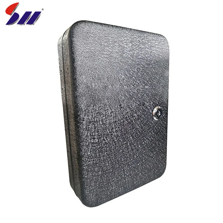 Оптовая продажа мин Портативный тяжелых стали ключевой замок автомобиль пистолет Сейф