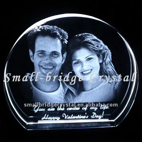 Custom image crystal wedding gift souvenirs