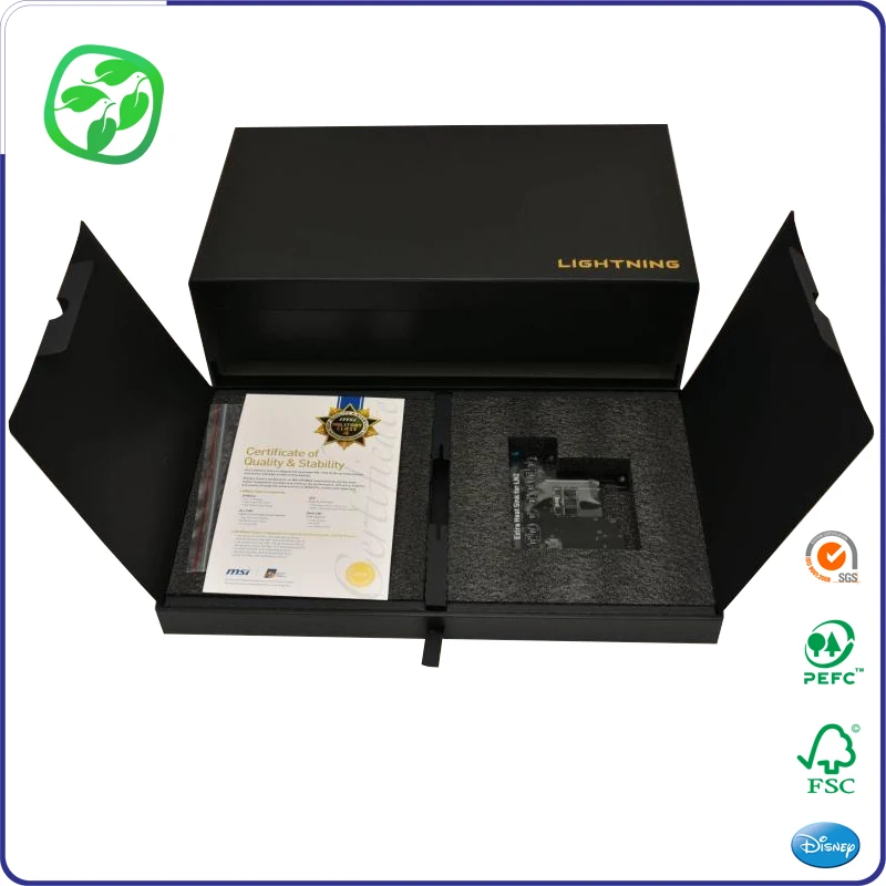Custom CPU Computer Accessories Graphics Card Sound Card Shockproof and Anti-collision Packaging Gift Paper Box