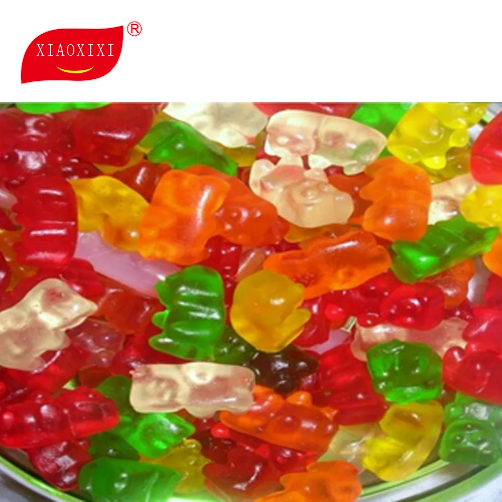 fruit flavor gummy animal shape candy jelly candies confectionar