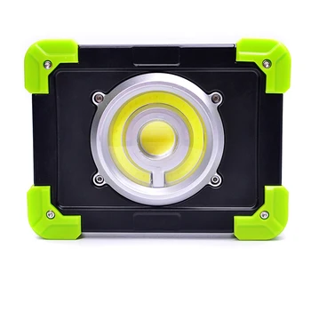 20w+20w Cob+32 Led 1200 Lumen Worklight Work Lamp Multi-function Rechargeable Work Light with Usb Phone Charging Treasure