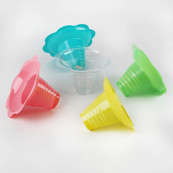 8oz Plastic Snow Cone Shave Ice Flower Cup Buy Shave Ice Cupflower Cupsnow Cone Cup Product 2385