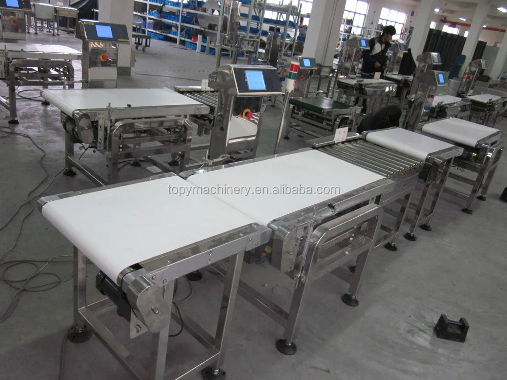 Автоматический контрольный весы из нержавеющей стали, машина для проверки веса и сортировки, контрольные весы для упаковочной системы