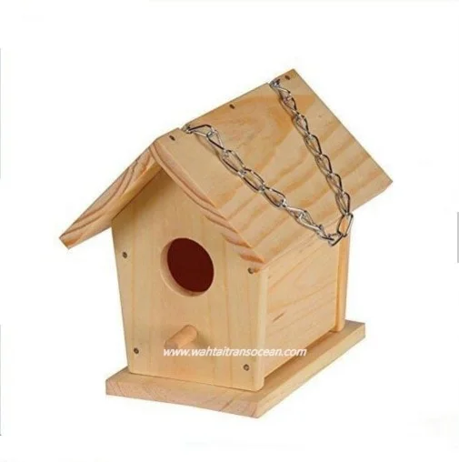 Creative Wooden Bird Nest Wooden Bird House Wood Diy Kit Wooden S3E9 