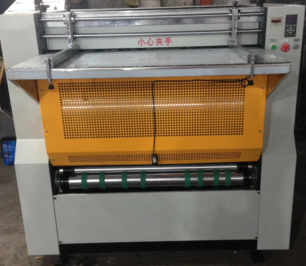 Semi Automatic Roll Dustless Cardboard V Grooving Machine for Rigid Box Making