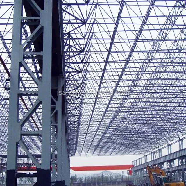 Prefab Steel Space Frame Structures Pedestrian Bridges