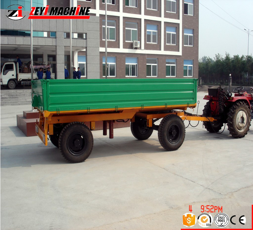 Фермы использования трактор четырехколесных транспортных средств четыре тонный самосвал прицеп