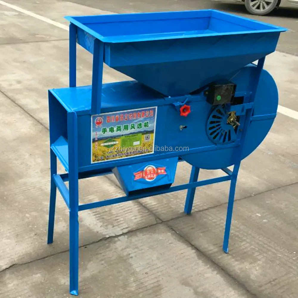 Grain Separator Leaves and Stem Separating Vegetable Winnowing Winnower Machine