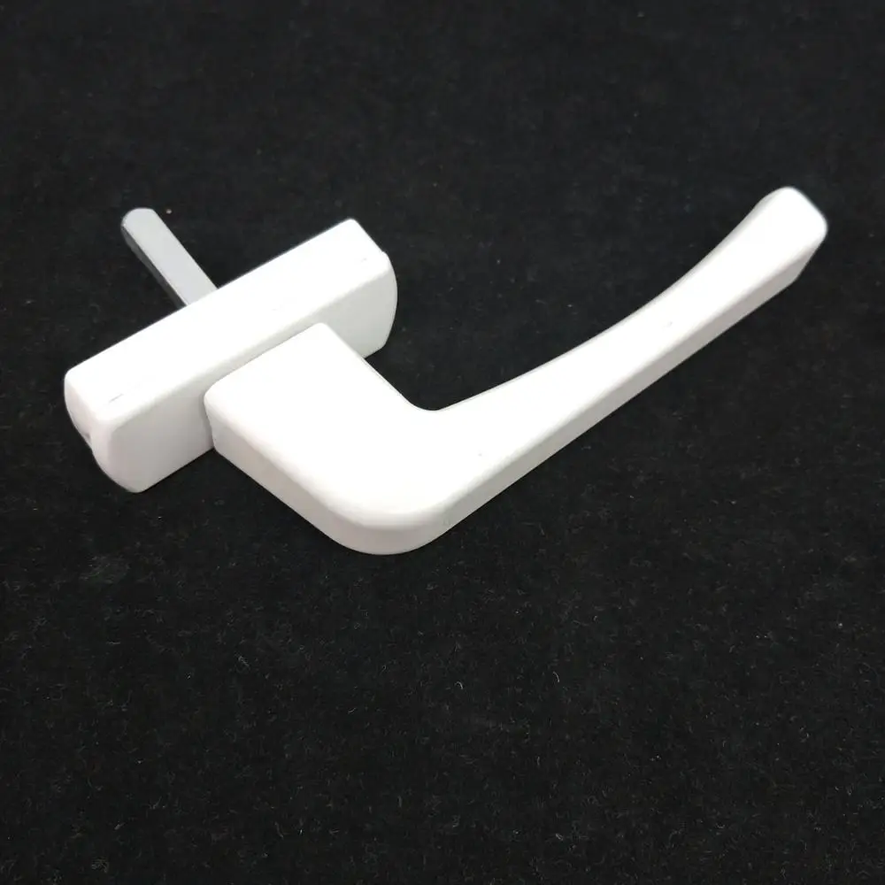
 white aluminum accessories sliding upvc window usage handle lock  