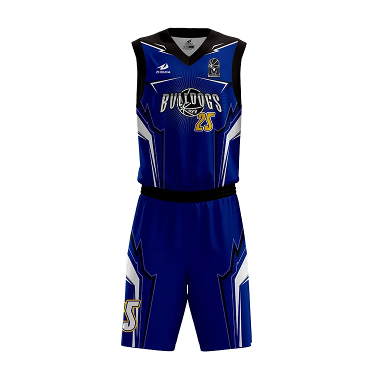 Wholesale basketball jersey color blue For Comfortable Sportswear 