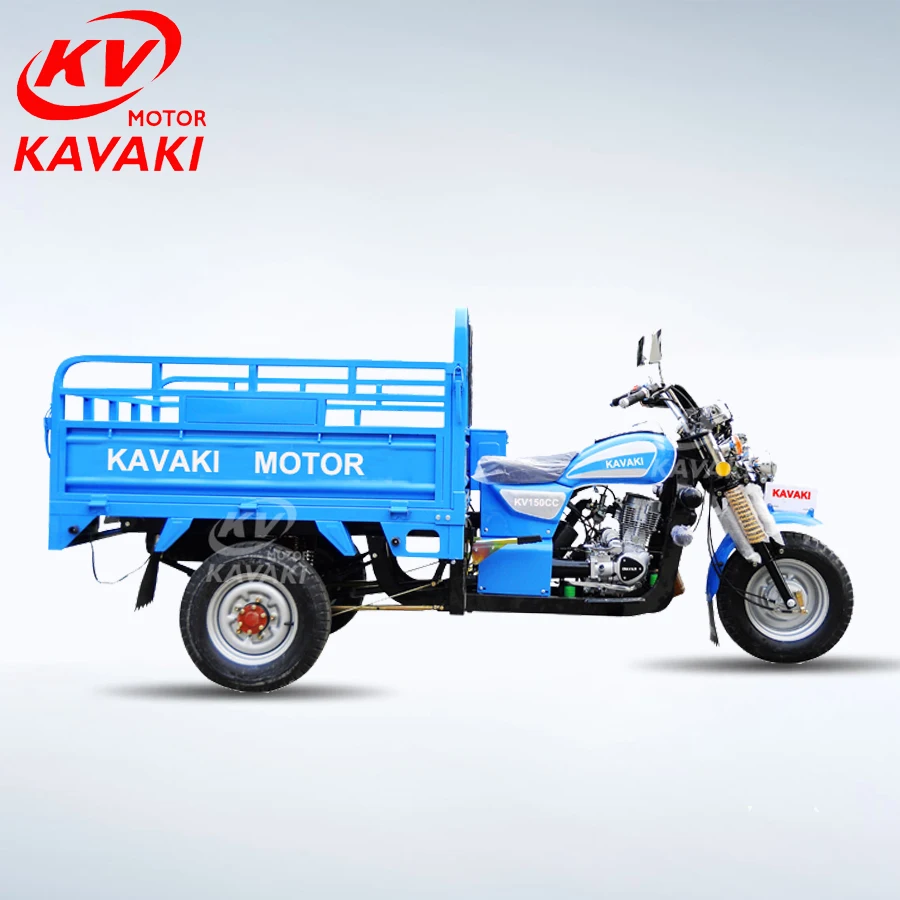 Excellent Bajaj Three Wheel Tricycle Small Cargo Box Three Wheeler TVS Car Good Price 3 Wheel Motorcycle Gasoline