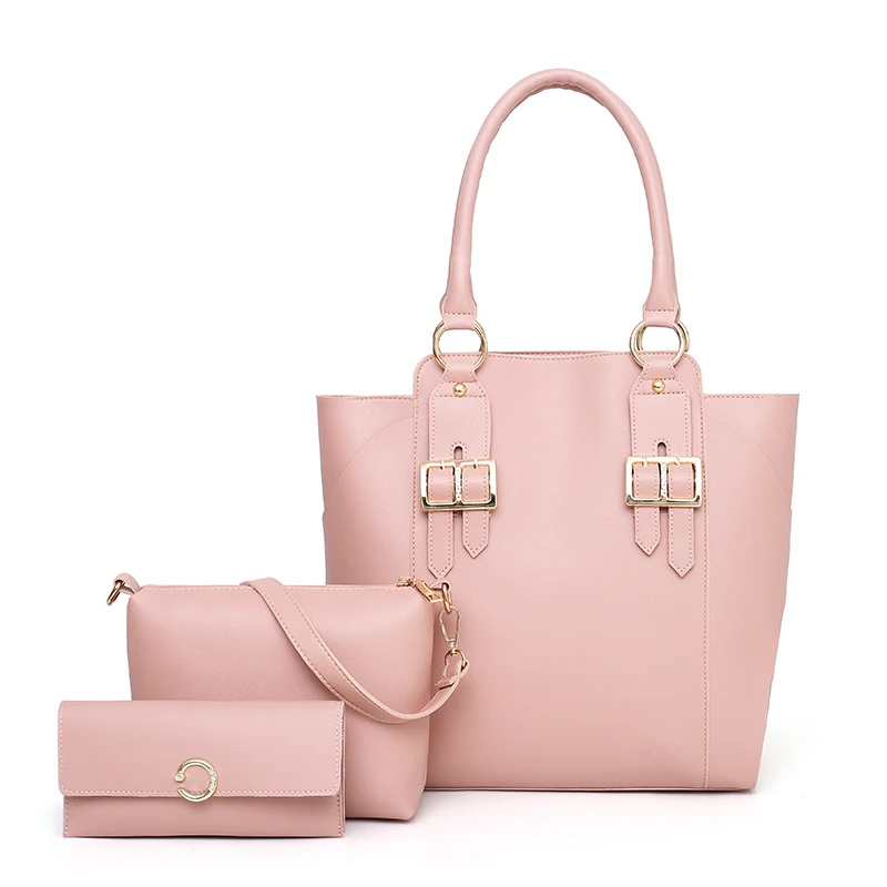 Bolso de mano para mujer en barniz rosa - ANGELIE210002033