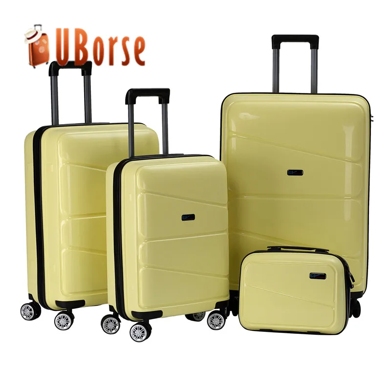 PP Luggage Cheap Cabin Luggage Carry-on Suitcase Hard Shell Case
