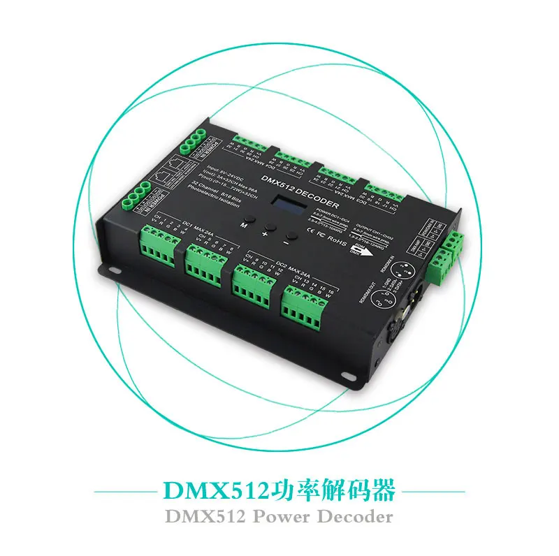 H802RA Artnet WS2811 WS2801 LED Strip Light WS2812B SK6812 Digital Panel Pixel Controller DMX Artnet Controller