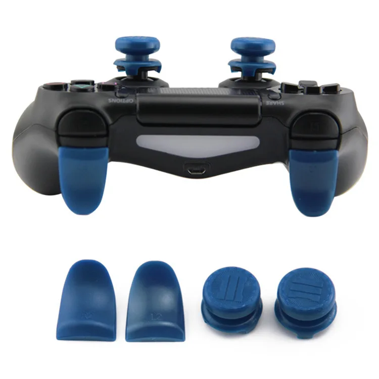Kit De Rechange Manette PS4 : 2 Joysticks Analogiques + Pièces Plastique, Ressorts L2/R2 Et Vis - Compatible PlayStation 4