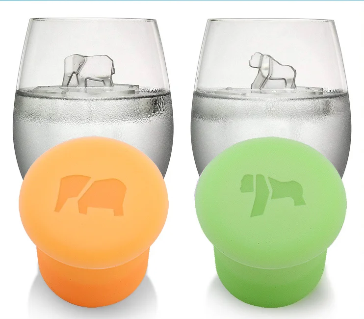 Polar Bear and Penguin Shape Ice Cube Molds Animals Novelty Design Polar  Ice Molds for Drink Silicone Ice Cube Trays with Cover